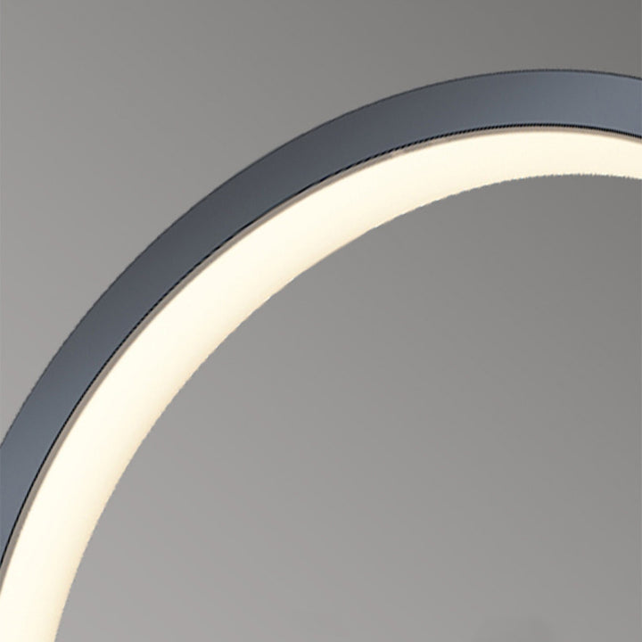 Modern Art Deco Round Acrylic Aluminum Iron LED Wall Sconce Lamp For Living Room