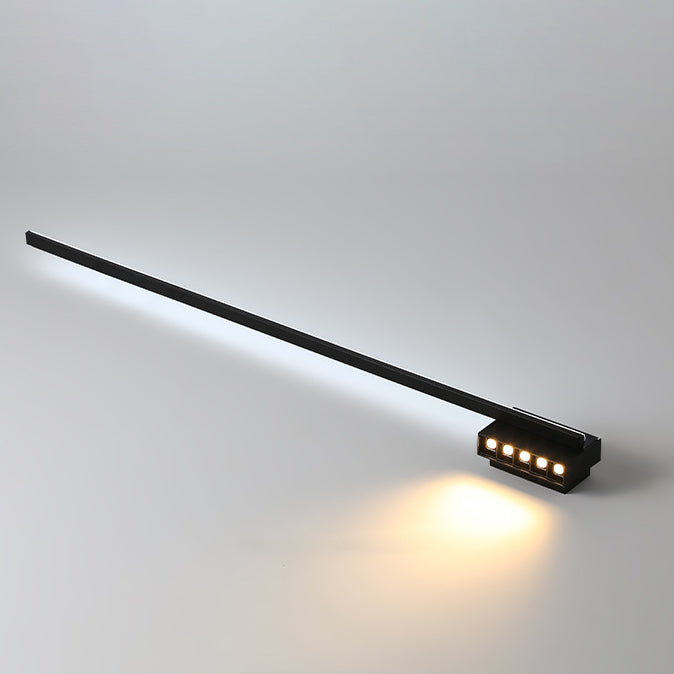 Modern Minimalist Long Strip Hardware Acrylic Lampshade LED Vanity Light Mirror Front Wall Sconce Lamp For Living Room