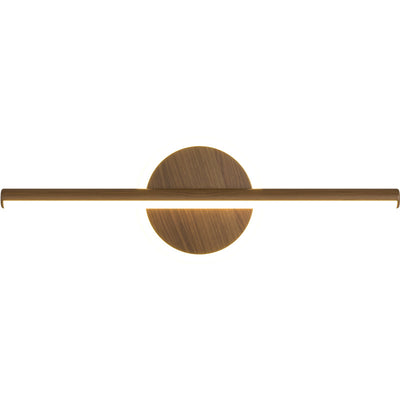 Modern Simplicity Disc Splicing Straight Line Aluminum Iron Lampshade LED Vanity Light Mirror Front Wall Sconce Lamp For Bathroom