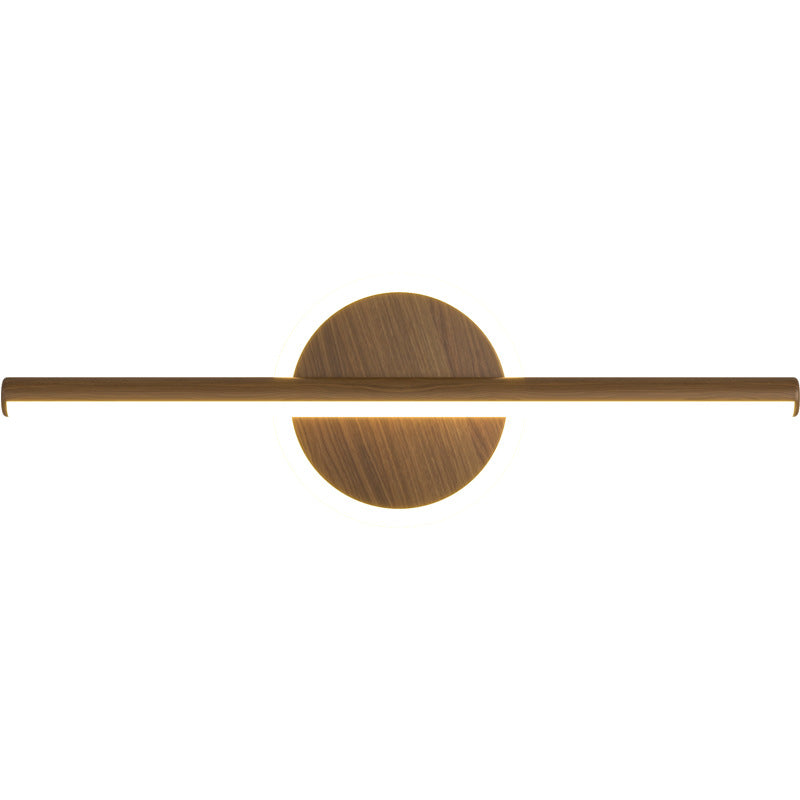 Modern Simplicity Disc Splicing Straight Line Aluminum Iron Lampshade LED Vanity Light Mirror Front Wall Sconce Lamp For Bathroom