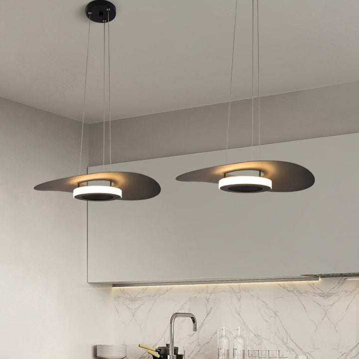 Suspension LED contemporaine nordique en forme d&