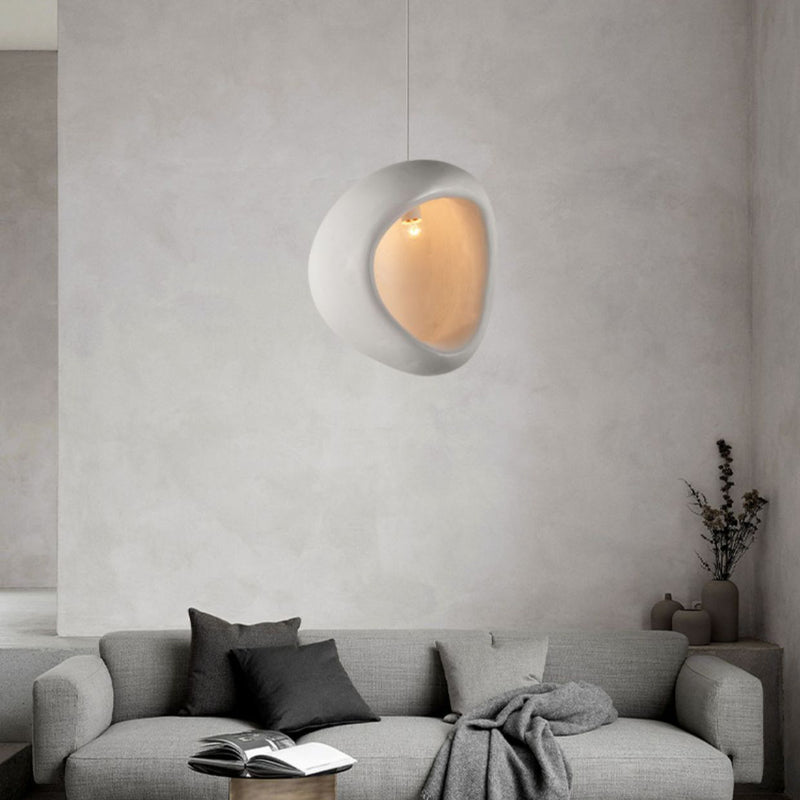 Contemporary Scandinavian Water Drop Full Polystyrene 1 - Light Pendant Light For Dining Room