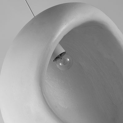 Contemporary Scandinavian Water Drop Full Polystyrene 1 - Light Pendant Light For Dining Room