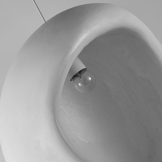 Contemporary Scandinavian Water Drop Full Polystyrene 1 - Light Pendant Light For Dining Room