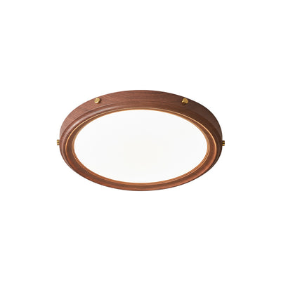 Plafonnier LED avec abat-jour rond en fer et acrylique de style moderne et simple pour chambre à coucher 