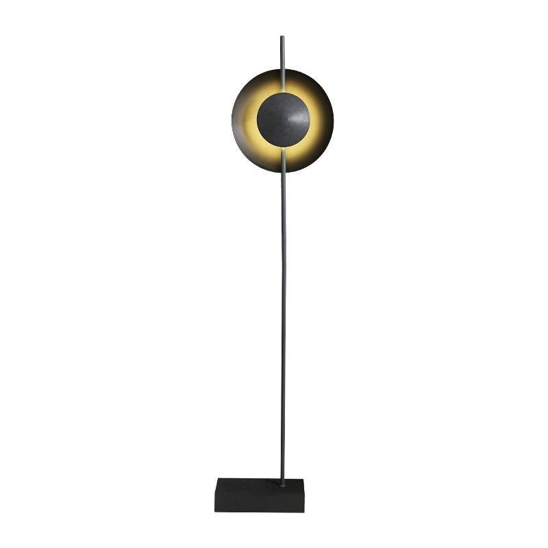 Zeitgenössische nordische runde Hardware-Eisen 1 - Licht Stehende Stehlampe für Wohnzimmer 