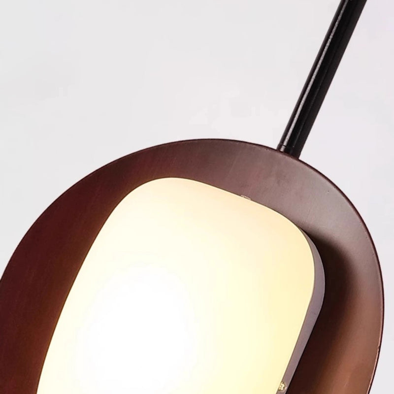 Contemporary Scandinavian Round Acrylic Iron Lampshade Marble Base LED Standing Floor Lamp For Living Room
