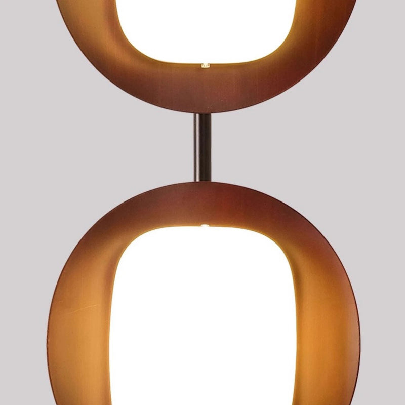 Contemporary Scandinavian Round Acrylic Iron Lampshade Marble Base LED Standing Floor Lamp For Living Room