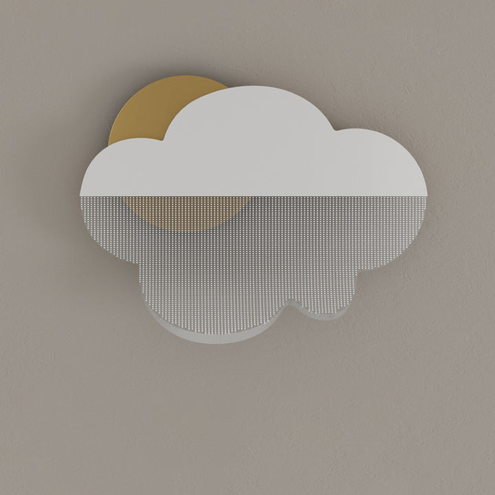 Contemporary Creative Clouds Iron Acrylic Lampshade LED Wall Sconce Lamp For Bedroom
