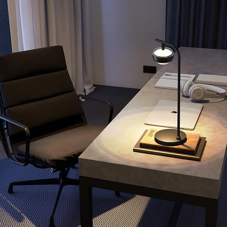 Contemporary Scandinavian Orb Acrylic Aluminum Iron LED Table Lamp For Living Room