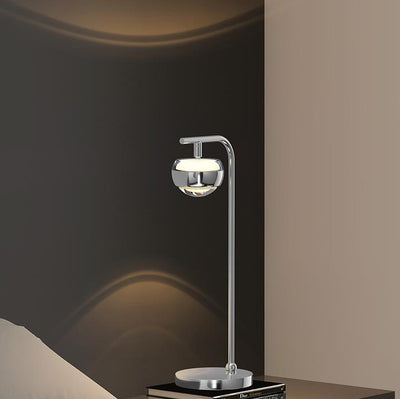 Contemporary Scandinavian Orb Acrylic Aluminum Iron LED Table Lamp For Living Room