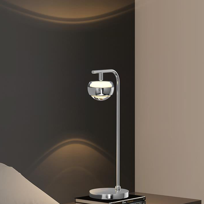 Contemporary Scandinavian Orb Acrylic Aluminum Iron LED Table Lamp For Living Room
