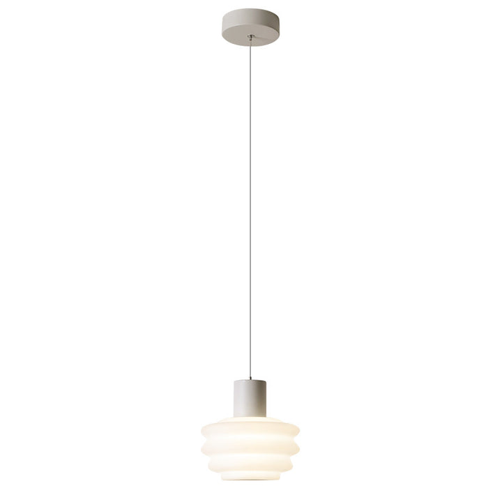 Abat-jour contemporain en forme de dôme nordique en rotomoulage, suspension LED en fer pour chambre 