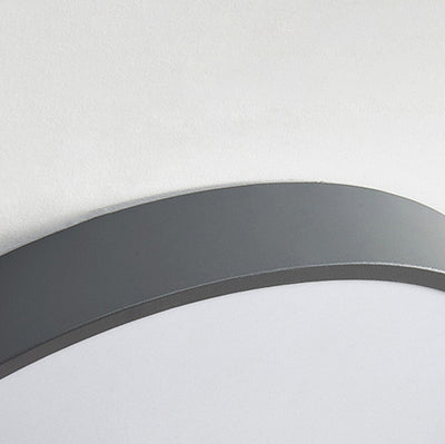 Contemporary Nordic Round Deer Iron Acrylic Lampshade LED Flush Mount Ceiling Light For Bedroom