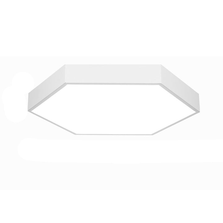 Modern Simplicity Hexagonal Macarons Iron Acrylic Lampshade LED Flush Mount Ceiling Light For Home Office