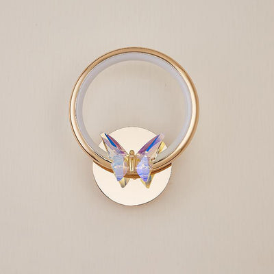 Modern Luxury Circle Butterfly Aluminum Hardware LED Wall Sconce Lamp For Living Room