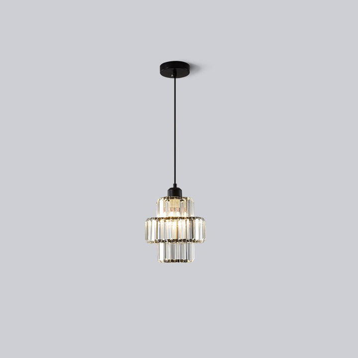 Zeitgenössische Einfachheit Kuppel Säulenförmiger Glasschirm Eisenharz 1 - Licht Pendelleuchte für Esszimmer 