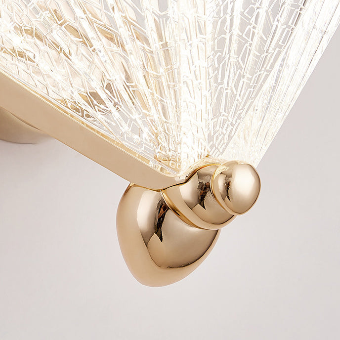 Modern Luxury Butterfly Acrylic Lampshade Iron LED Wall Sconce Lamp For Living Room
