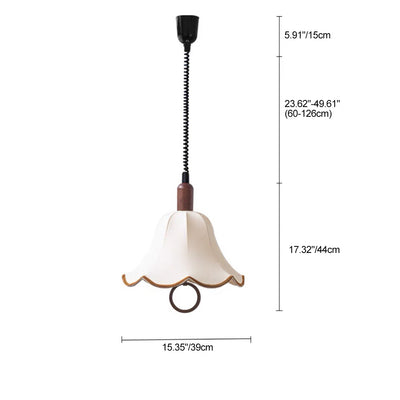 Zeitgenössische Boho Bambus Weben Holz Laterne Form 1/3-Licht Pendelleuchte für Esszimmer 
