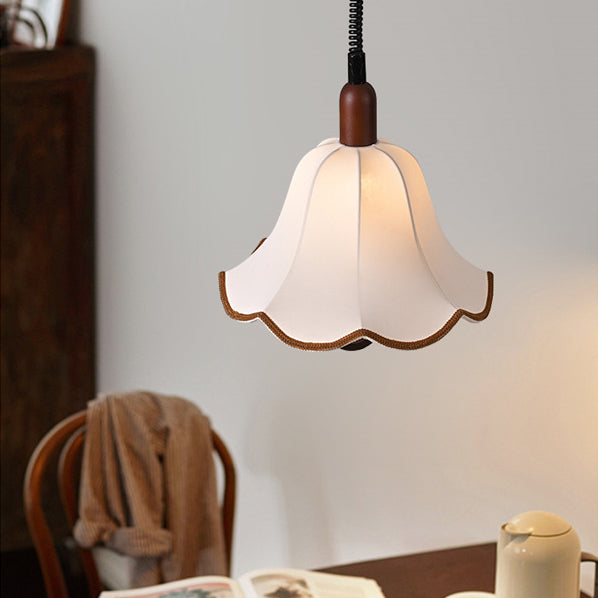 Zeitgenössische Boho Bambus Weben Holz Laterne Form 1/3-Licht Pendelleuchte für Esszimmer 