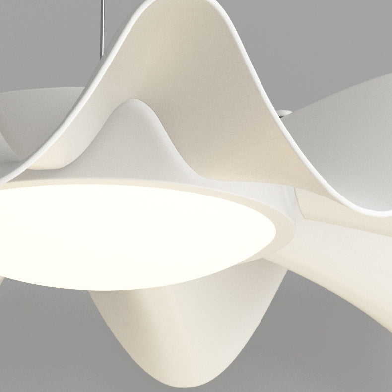 Dôme Créatif Contemporain Ange Fille PVC Fer Résine 3 - Suspension Luminaire pour Salle à Manger 