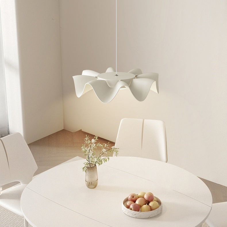 Dôme Créatif Contemporain Ange Fille PVC Fer Résine 3 - Suspension Luminaire pour Salle à Manger 