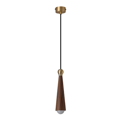 Contemporary Scandinavian Dome Small Cone Copper Ash LED Chandeliers For Dining Room
