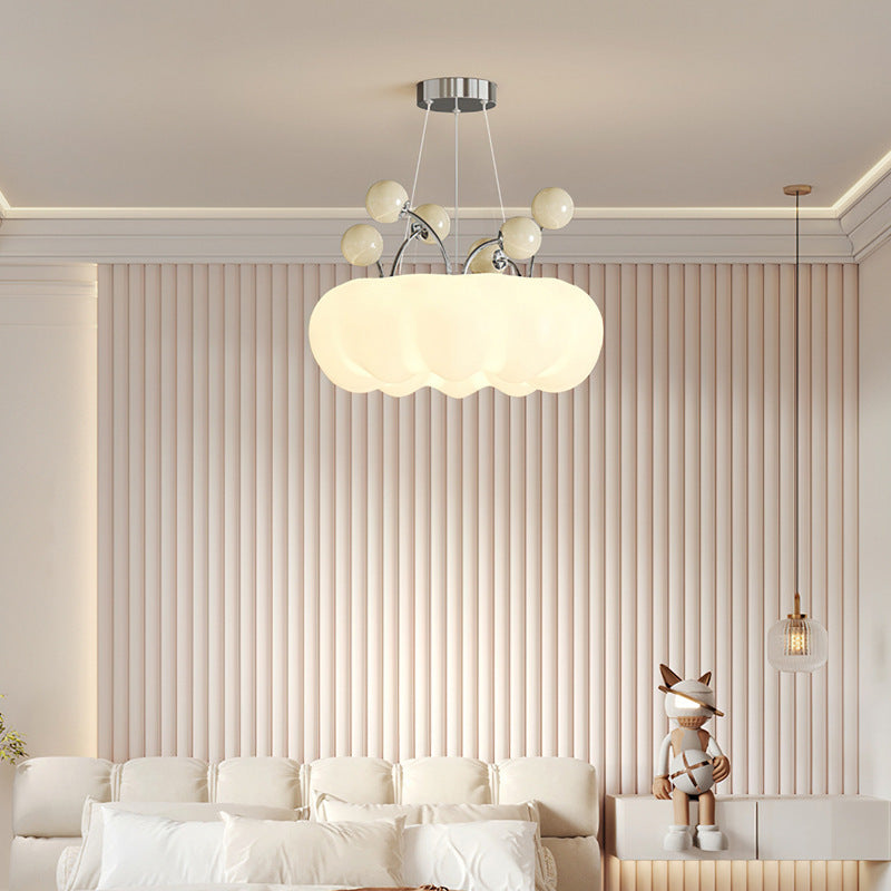 ثريات LED من الحديد المستدير البسيط الحديث لغرفة الطعام 