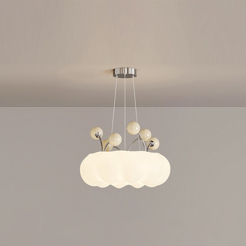 ثريات LED من الحديد المستدير البسيط الحديث لغرفة الطعام 