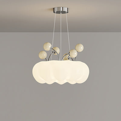 ثريات LED من الحديد المستدير البسيط الحديث لغرفة الطعام 