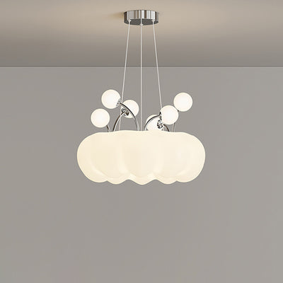 ثريات LED من الحديد المستدير البسيط الحديث لغرفة الطعام 