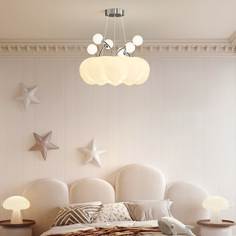 ثريات LED من الحديد المستدير البسيط الحديث لغرفة الطعام 