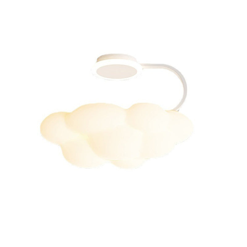 Zeitgenössische nordische Kuppelform Kuchen Harz Acryl LED Deckenleuchte für das Schlafzimmer 