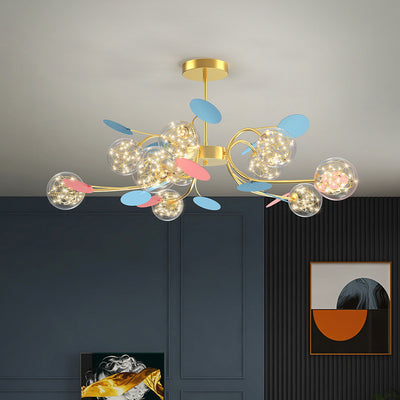 ثريات LED بشكل فانوس مربع صيني تقليدي من خشب البلوط والنحاس وPVC لغرفة الطعام 