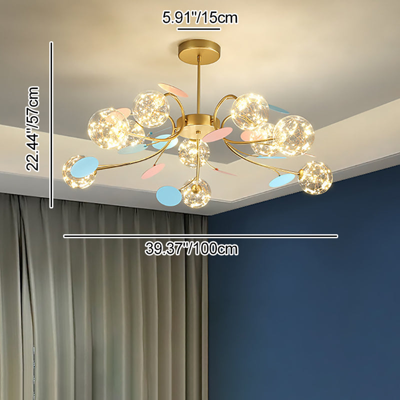 ثريات LED بشكل فانوس مربع صيني تقليدي من خشب البلوط والنحاس وPVC لغرفة الطعام 