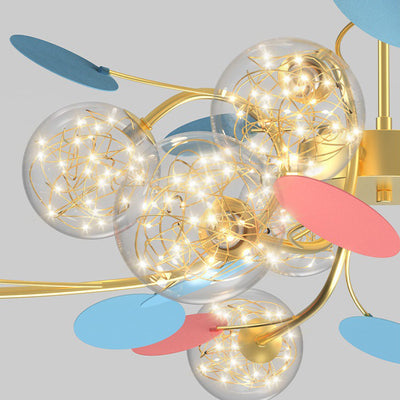 ثريات LED بشكل فانوس مربع صيني تقليدي من خشب البلوط والنحاس وPVC لغرفة الطعام 