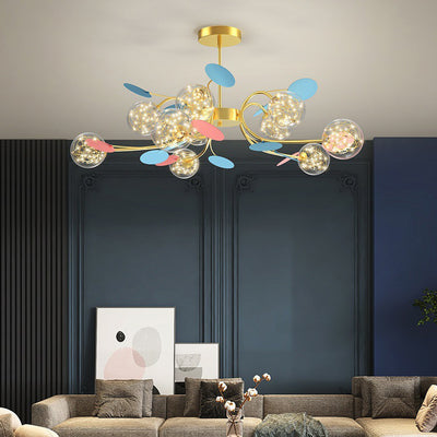 ثريات LED بشكل فانوس مربع صيني تقليدي من خشب البلوط والنحاس وPVC لغرفة الطعام 