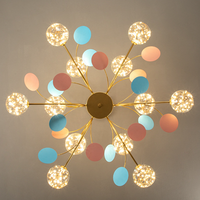 ثريات LED بشكل فانوس مربع صيني تقليدي من خشب البلوط والنحاس وPVC لغرفة الطعام 