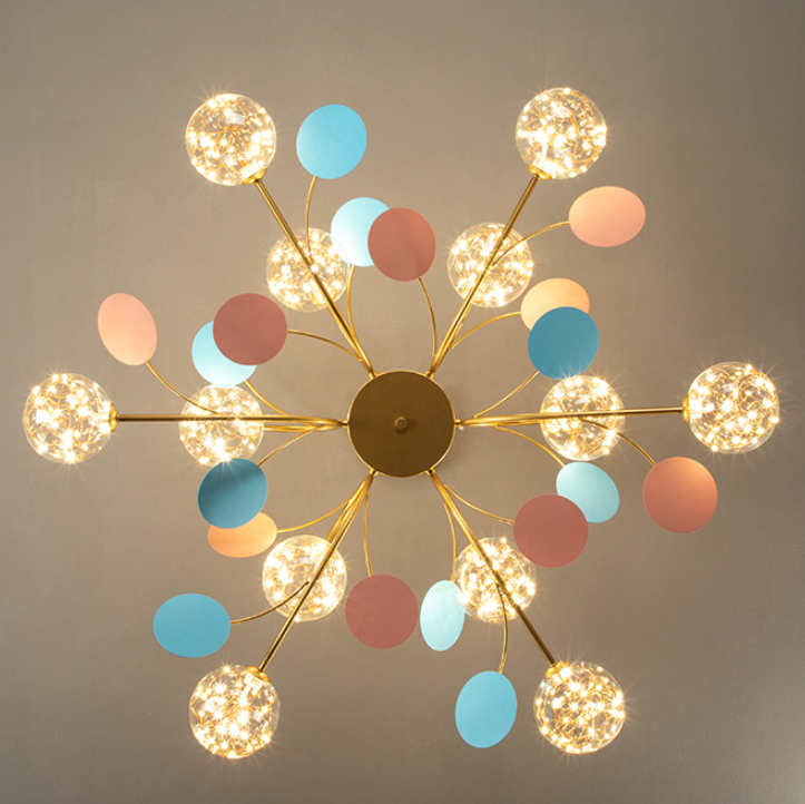 ثريات LED بشكل فانوس مربع صيني تقليدي من خشب البلوط والنحاس وPVC لغرفة الطعام 