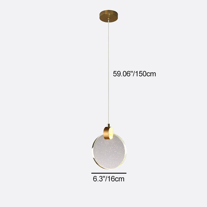 Lustre LED en forme de dôme rond en cristal moderne avec matériel pour chambre 