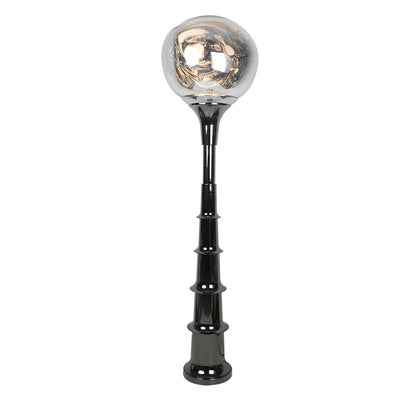 Contemporary Scandinavian Lava Orb PVC Acrylic LED Standing Floor Lamp For Living Room