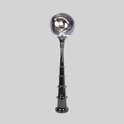 Contemporary Scandinavian Lava Orb PVC Acrylic LED Standing Floor Lamp For Living Room