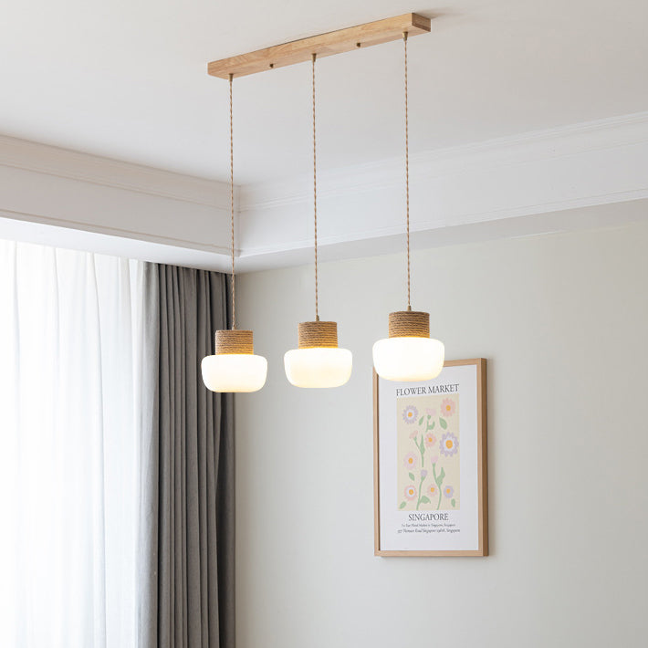 Moderne Einfachheit Runde Spleißung Eisenbleche LED-Kronleuchter für Esszimmer 