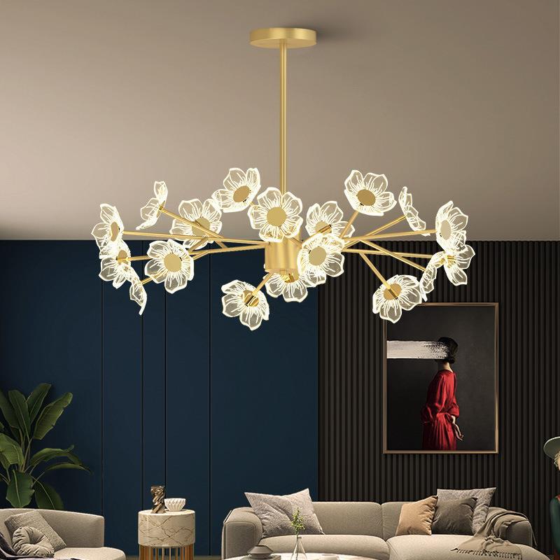 ثريات LED من الحديد المستدير البسيط الحديث لغرفة الطعام 