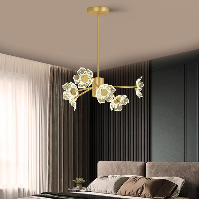 ثريات LED من الحديد المستدير البسيط الحديث لغرفة الطعام 