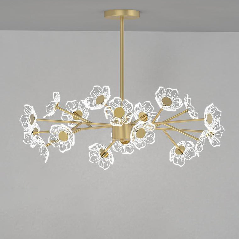 ثريات LED من الحديد المستدير البسيط الحديث لغرفة الطعام 