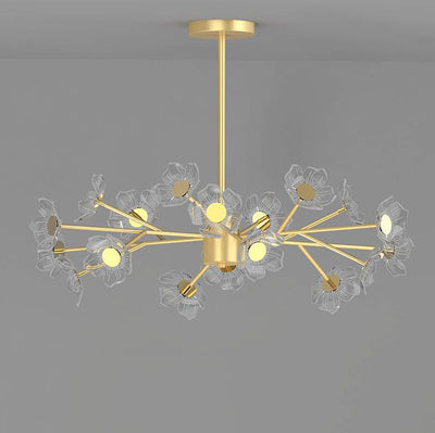 ثريات LED من الحديد المستدير البسيط الحديث لغرفة الطعام 