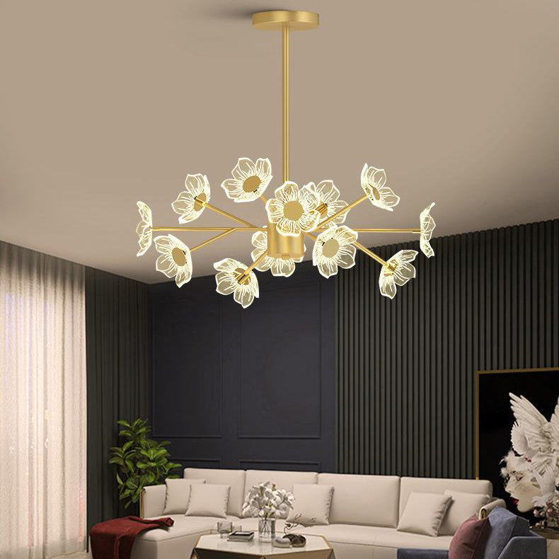 ثريات LED من الحديد المستدير البسيط الحديث لغرفة الطعام 