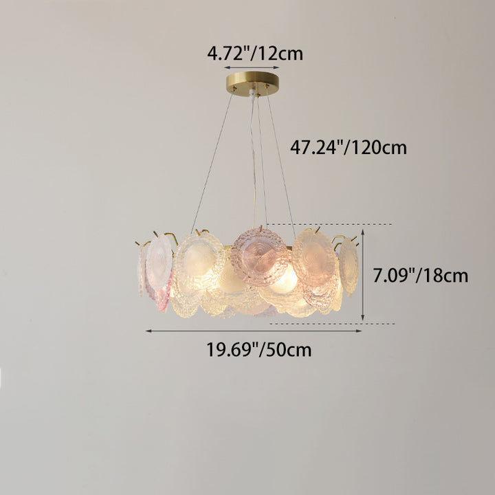 Traditioneller französischer Kuppel-Rund-Perlen-Eisen-Glas 6/8/10 - Licht-Kronleuchter für das Wohnzimmer 