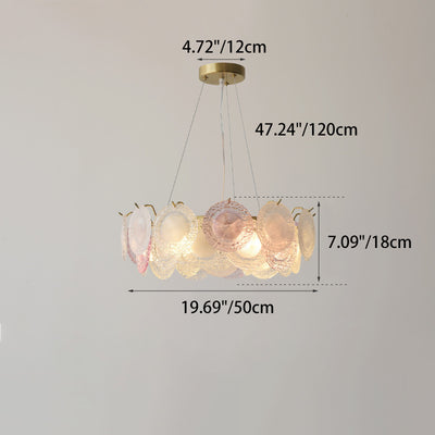 Zeitgenössischer nordischer DomePlanet runder Glas-Eisen 7/13 - Licht Kronleuchter für das Wohnzimmer 